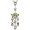Image 1 : 2.75 ctw Oval Cut Diamond Designer Necklace 18K Yellow Gold - REF-369Y3X