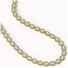 Image 2 : 21.21 ctw Opal & Diamond Micro Pave Halo Necklace 10k Yellow Gold - REF-581H8R