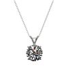 Image 3 : 2 ctw Certified Quality Diamond Solitaire Necklace 10k White Gold - REF-449H5R