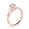 Image 3 : 1.5 ctw Certified VS/SI Diamond Ring 18k Rose Gold - REF-496M2G