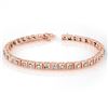 Image 1 : 1.0 ctw Certified VS/SI Diamond Bracelet 10k Rose Gold - REF-87R5K