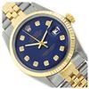 Image 1 : Rolex Ladies Two Tone 14K Gold/SS, Diamond Dial with Fluted Bezel, Sapphire Crystal - REF-326F6M