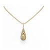 Image 1 : 2.08 ctw Diamond Necklace 18K Yellow Gold - REF-239A3N