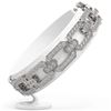 Image 2 : 8 ctw Diamond Designer Bracelet 18K White Gold - REF-555M2G
