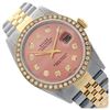 Image 1 : Rolex Ladies Two Tone 14K Gold/SS, Diamond Dial & Diamond Bezel, Sapphire Crystal - REF-434F3M