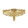 Image 2 : 7.82 ctw Canary Citrine & Diamond Ring 18K Yellow Gold - REF-280G4W