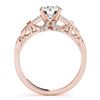 Image 2 : 1.2 ctw Certified VS/SI Diamond Ring 18k Rose Gold - REF-272F3M