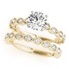 Image 1 : 2.02 ctw Certified VS/SI Diamond 2pc Wedding Set 14k Yellow Gold - REF-302M2G