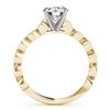 Image 3 : 2.02 ctw Certified VS/SI Diamond 2pc Wedding Set 14k Yellow Gold - REF-302M2G