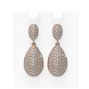 Image 1 : 4.55 ctw Diamond Earrings 18K Rose Gold - REF-330M5G
