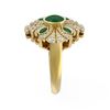 Image 2 : 2.32 ctw Emerald & Diamond Ring 18K Yellow Gold - REF-178G5W