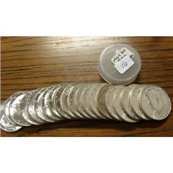 1964 Kennedy Half Dollar 20 pc. Roll Original BU