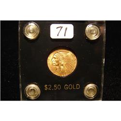 1926 $2.50 Indian Head Gold Coin BU Nice