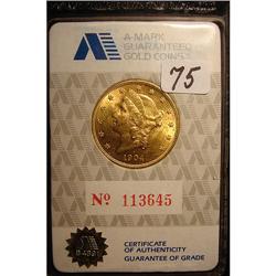 1904 $20.00 Liberty Head Gold Coin BU