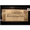 Image 1 : 1863 $4.00 Macon Savings Bank Treasury Note
