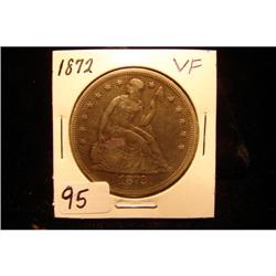 1872 Seated Liberty Dollar VF
