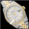 Image 1 : Rolex Men's Two Tone 14K Gold/SS, QuickSet, Diamond Dial & Diamond Bezel