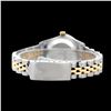 Image 4 : Rolex Ladies Two Tone 14K Gold/ss, Roman Dial with Diam/Ruby Bezel, Sapphire Crystal