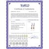 Image 2 : Genuine 5.2 ctw Citrine & Pearl Earrings 14KT Rose Gold - REF-35R9P