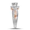 Image 2 : Diamond Solitaire Bridal Wedding Engagement Ring 1/2 Cttw 14KT Two-tone Gold