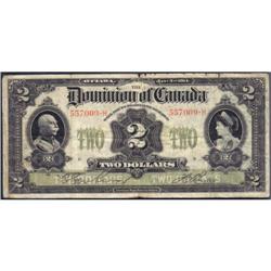 1914 Two Dollars, DC-22a-I, PMG VG-10
