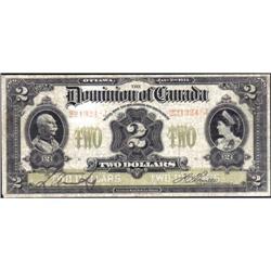 1914 Two Dollars, DC-22a-i, VG-F