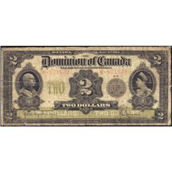 1914 Two Dollars, DC-22e, G-VG