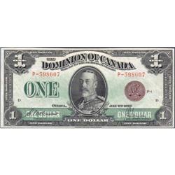 1923 One Dollar, DC-25e, AU