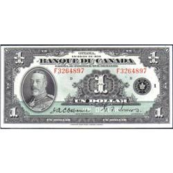 1935 One Dollar French, BC-2, Unc