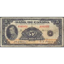 1935 Five Dollars, BC-5, PMG F-12