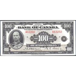 1935 One Hundred Dollars, BC-15, AU-Unc