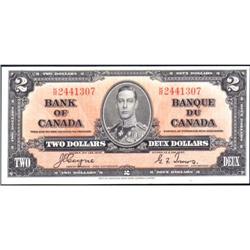 1937 Two Dollars, BC-22c, EF-AU
