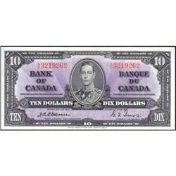 1937 Ten Dollars Osborne-Towers, AU-Unc