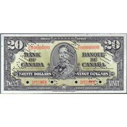 1937 Twenty Dollars Specimen PMG Unc-64