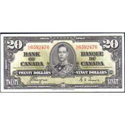 1937 Twenty Dollars, BC-25c, Unc