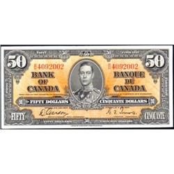 1937 Fifty Dollars, BC-26b, AU