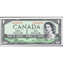 1954 One Dollar Devil’s Face, Unc