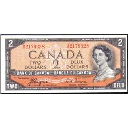 1954 Two Dollars Devil’s Face, Unc