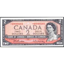 1954 $2 Replacement BC-38bA *A/B, Unc