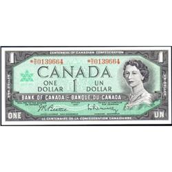 1967 $1 Replacement BC-45bA *N/O, Unc