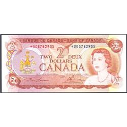 1974 $2 Replacement BC-47aA *UG, Unc