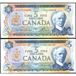 1972 $5 BC-48bA *SP Unc, BC-48aA *CA EF