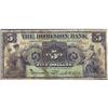 Image 1 : Dominion Bank $5 1925, CH 220-16-14 PMG