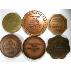 CNA Medals 1954, 55, 56, 57, 58, 59 Unc