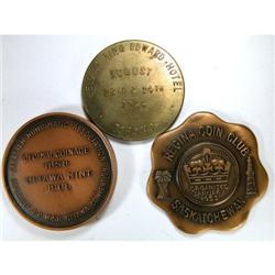 CNA Medals 1954, 1958 and 1959, all Unc