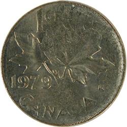 Canada One Cent 1979 on Ten Cents, Unc