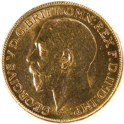 Canada Gold Sovereign 1913C PCGS MS-62