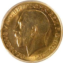 Canada Gold Sovereign 1914C PCGS MS-64