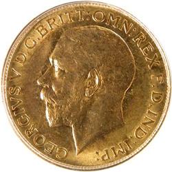 Canada Gold Sovereign 1914C PCGS MS-64