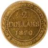 Image 2 : Newfoundland $2 1870 Dot PCGS AU-50
